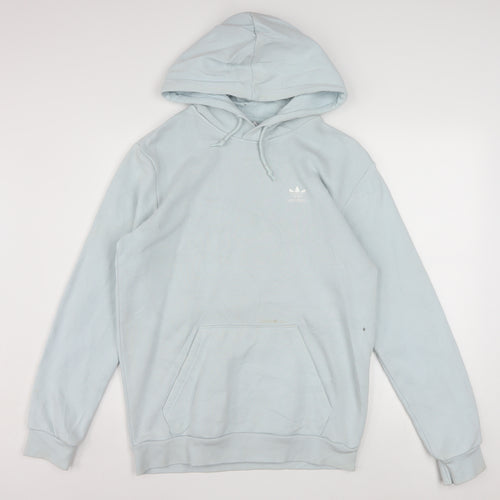 Adidas Men’s Blue Pullover Hoodie Size M Regular Fit