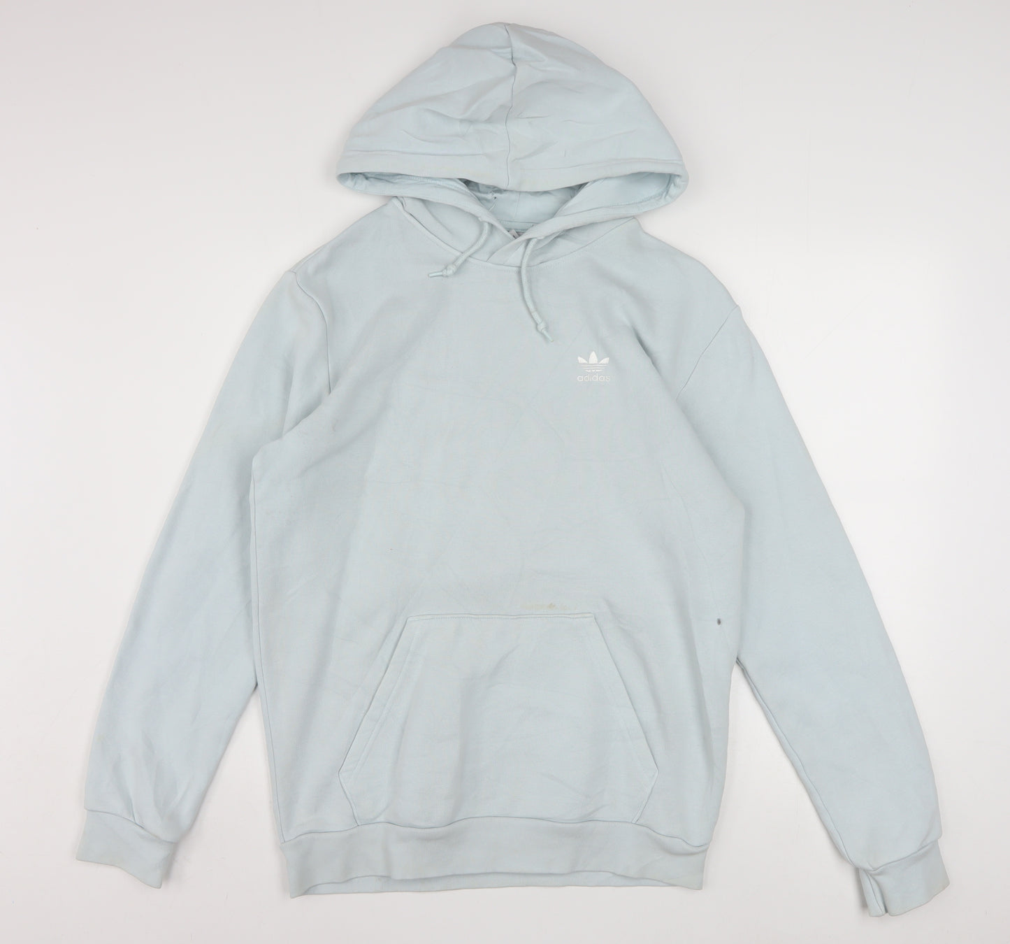Adidas Men’s Blue Pullover Hoodie Size M Regular Fit