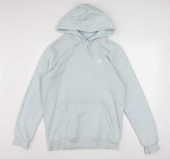 Adidas Men’s Blue Pullover Hoodie Size M Regular Fit
