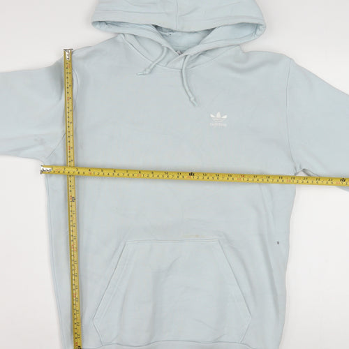Adidas Men’s Blue Pullover Hoodie Size M Regular Fit