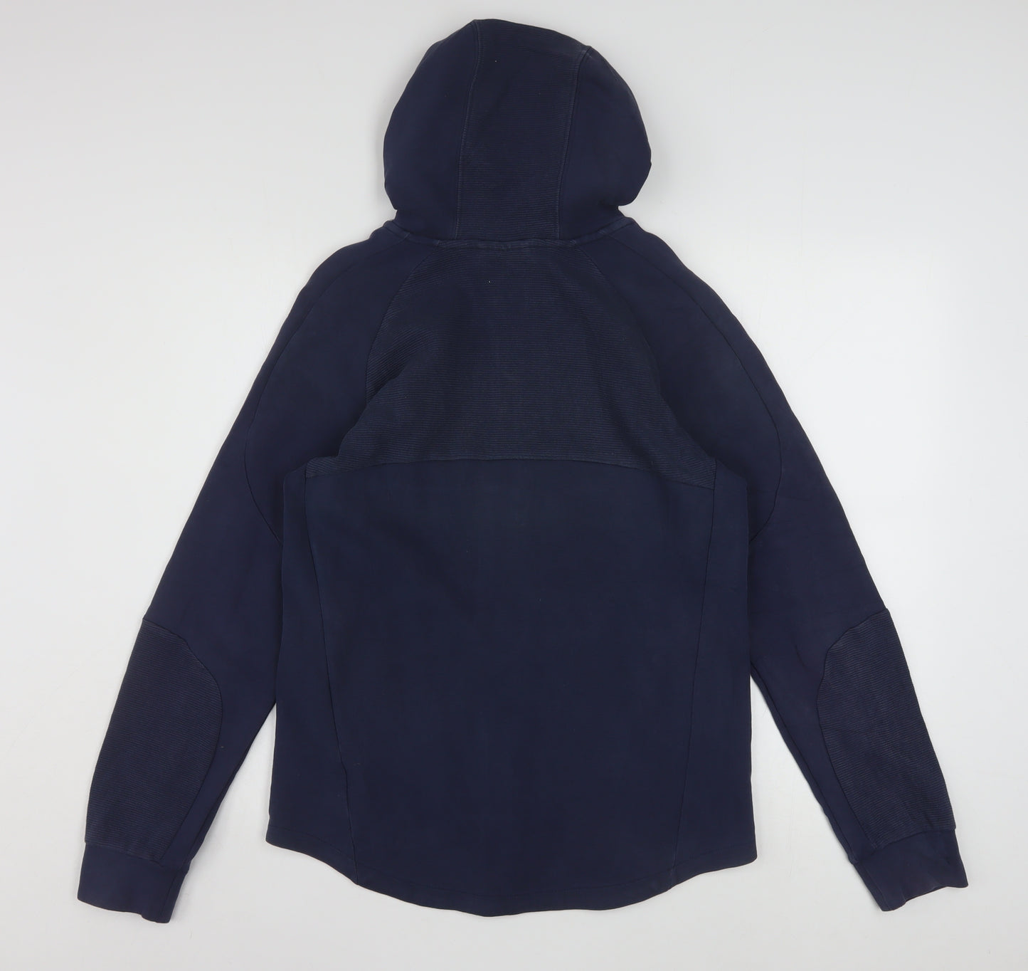 Puma Mens Navy Full Zip Hoodie Small Cotton Blend Activewear