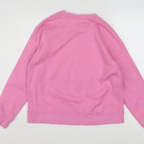Disney Womens Pink Lizzie McGuire Graphic Pullover Sweatshirt Size S