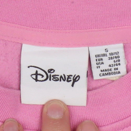 Disney Womens Pink Lizzie McGuire Graphic Pullover Sweatshirt Size S
