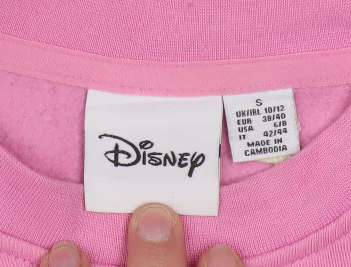 Disney Womens Pink Lizzie McGuire Graphic Pullover Sweatshirt Size S