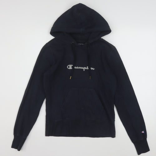 Champion Women's Black Pullover Hoodie Size S Cotton Blend