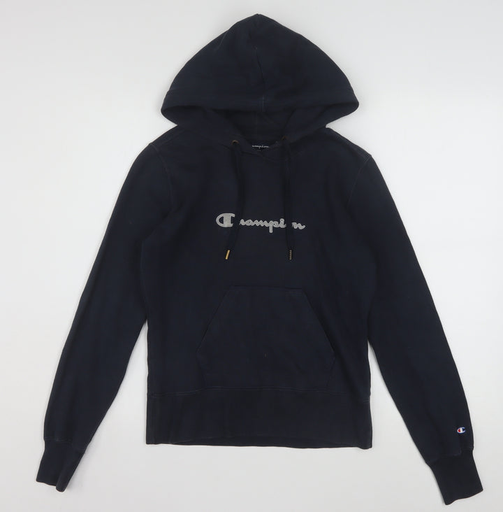 Champion Women's Black Pullover Hoodie Size S Cotton Blend