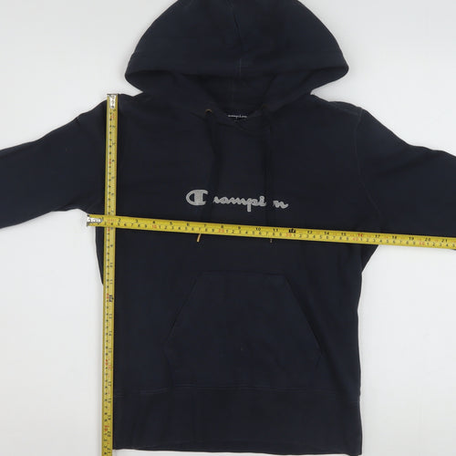 Champion Women's Black Pullover Hoodie Size S Cotton Blend
