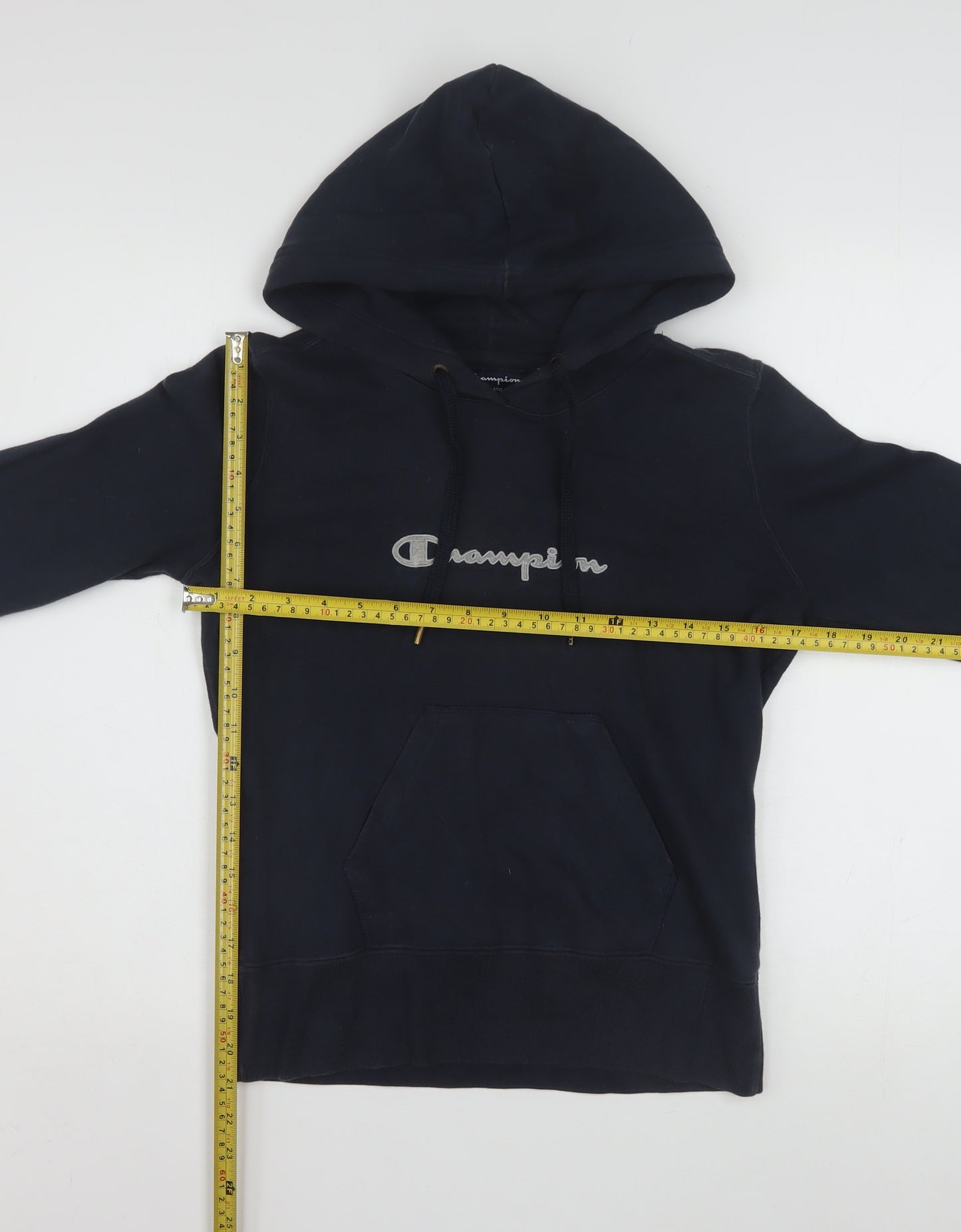 Champion Women's Black Pullover Hoodie Size S Cotton Blend