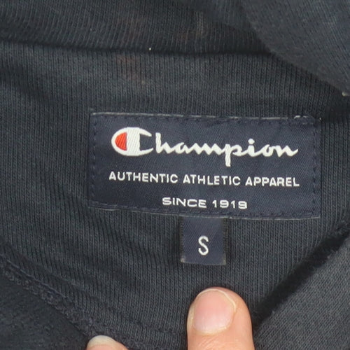 Champion Women's Black Pullover Hoodie Size S Cotton Blend