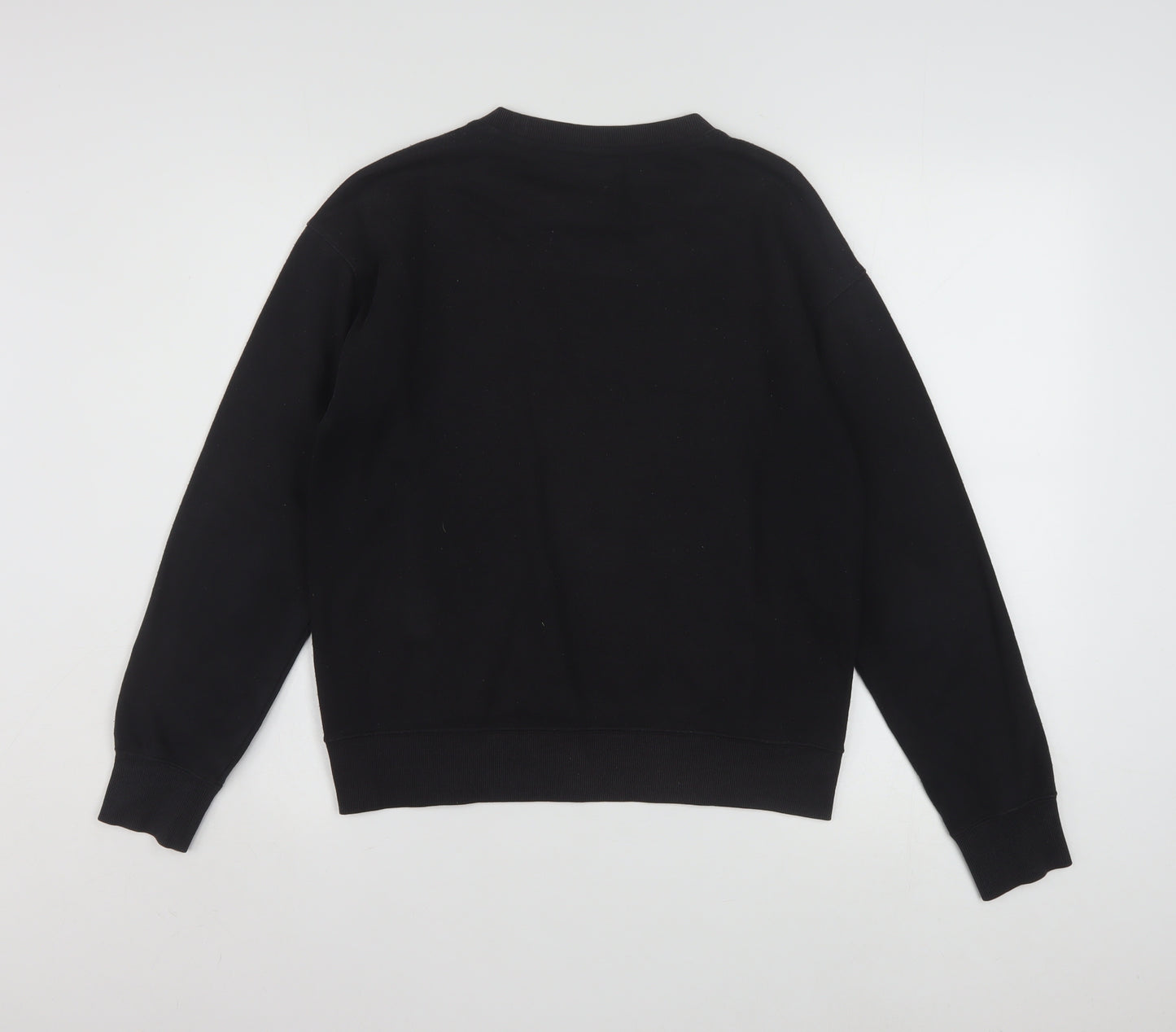Champion Boys Black Pullover Sweatshirt 15-16 Years Crew Neck Logo