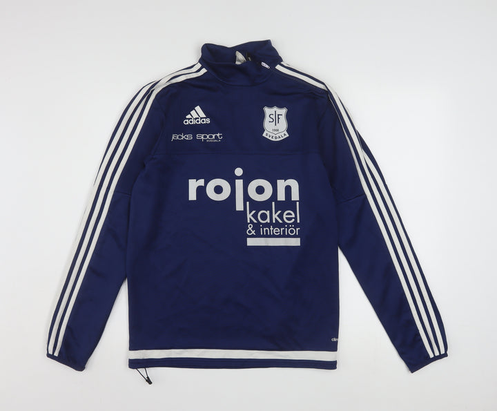 Adidas Men’s Blue Climalite 1/4 Zip Pullover Sweatshirt S