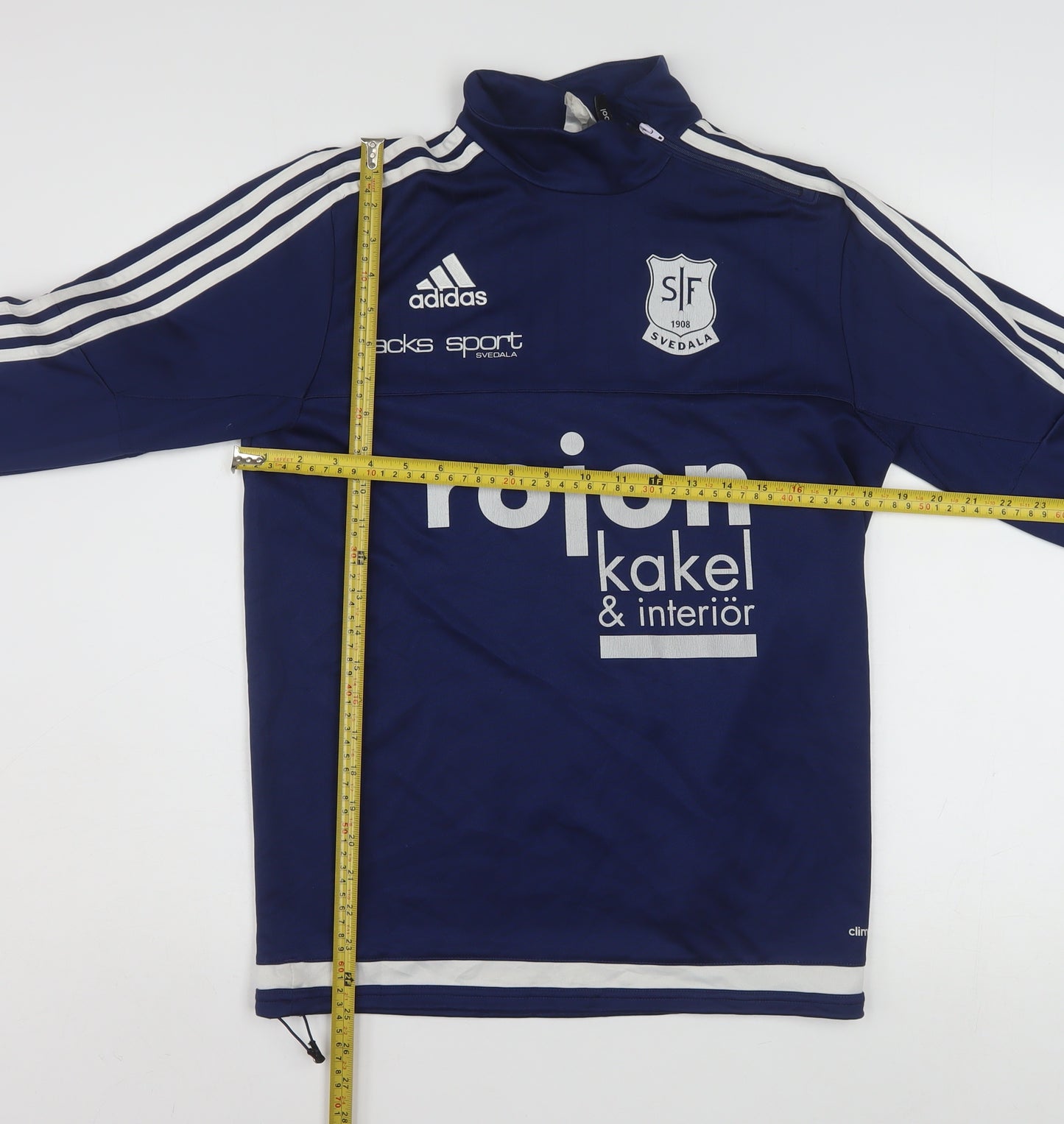 Adidas Men’s Blue Climalite 1/4 Zip Pullover Sweatshirt S