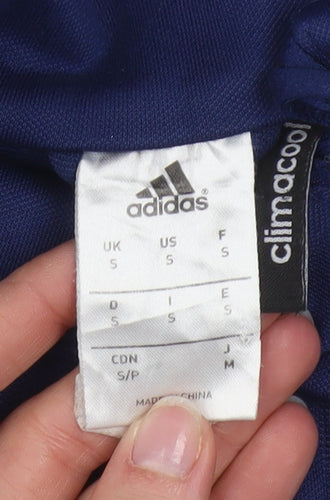 Adidas Men’s Blue Climalite 1/4 Zip Pullover Sweatshirt S