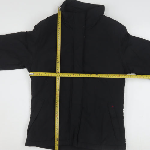 Robe di Kappa Womens Black Insulated Full Zip Winter Jacket L