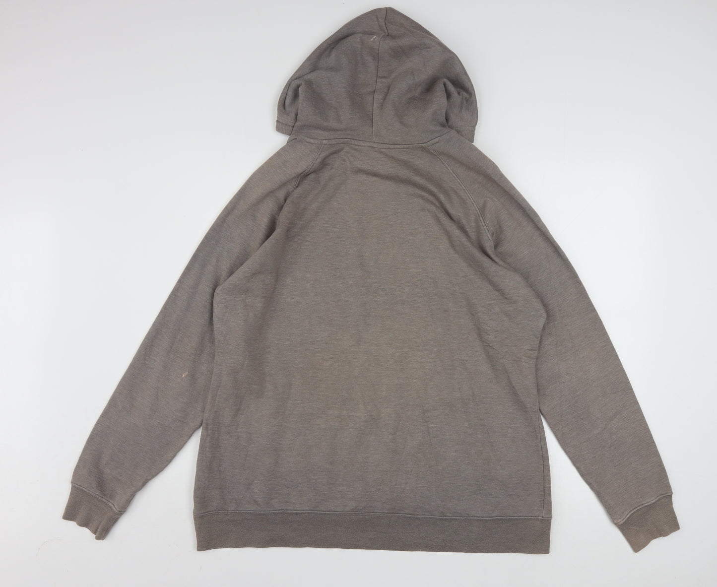 The North Face Womens Brown XL Pullover Hoodie with Logo Print