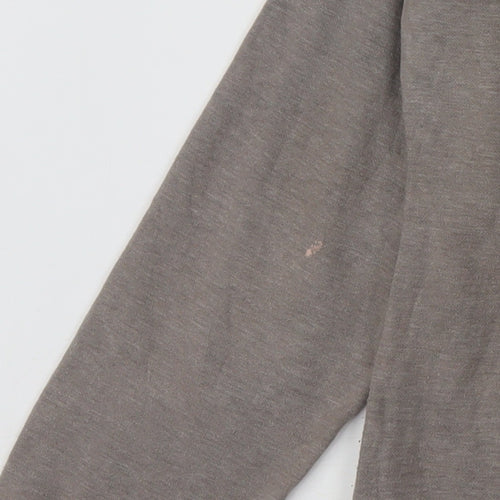 The North Face Womens Brown XL Pullover Hoodie with Logo Print