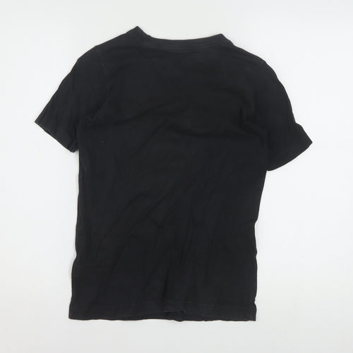 Nike Boys Black Basic Sports T-Shirt Size 10-11 Years Short Sleeve