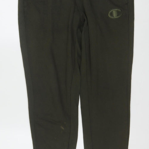 Champion Men's Green Jogger Sweatpants Size M Regular Fit