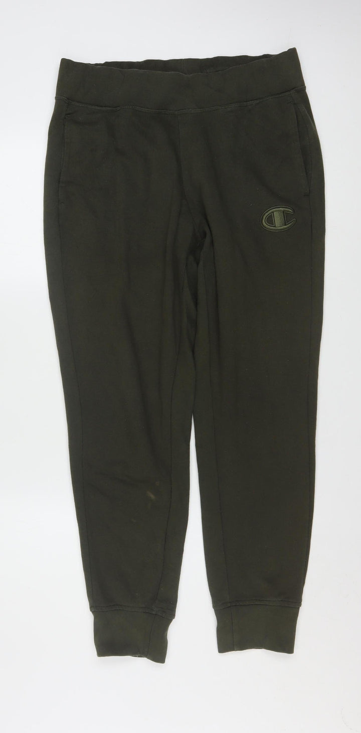 Champion Men's Green Jogger Sweatpants Size M Regular Fit