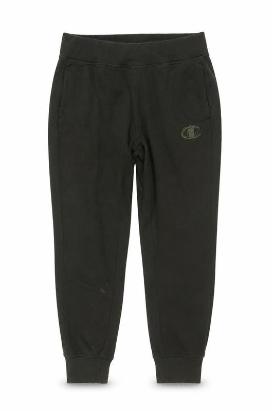 Front view of Champion Men's Green Jogger Sweatpants, size M, Regular Fit