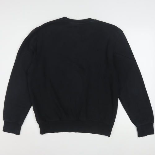 Puma Men's Black Pullover Sweatshirt Small Crew Neck Sportswear
