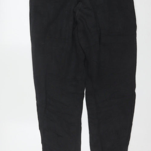 Adidas Mens Black L Jogger Trousers Cotton Blend Activewear