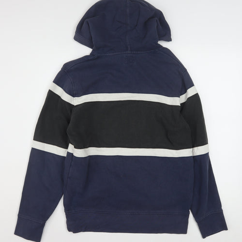 Levi's Men's Blue Pullover Hoodie Small Logo Graphic Cotton