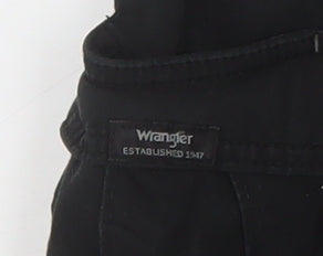 Wrangler Mens Black Cotton Cargo Shorts Size 42 Regular Fit