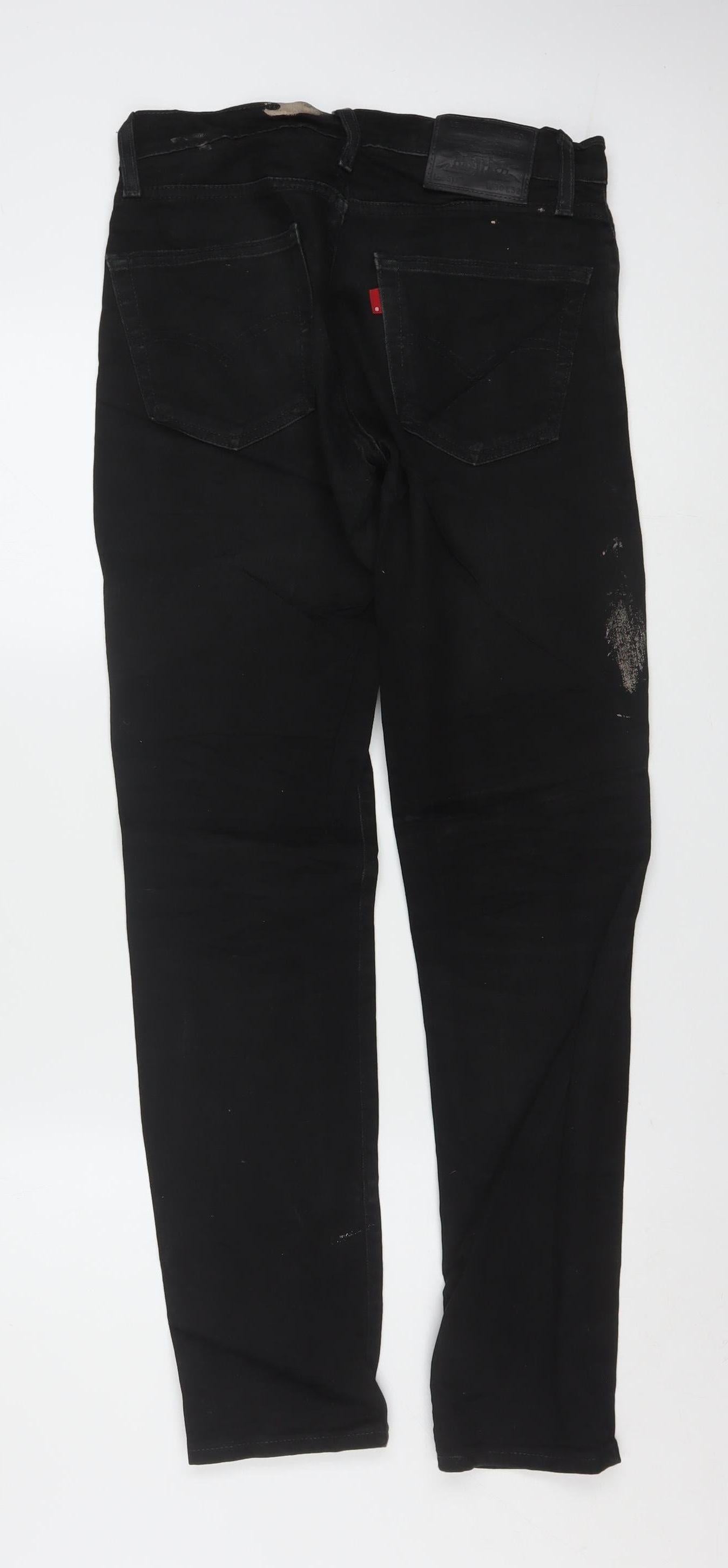 Levi's 511 Men's Black Slim Fit Stretch Denim Jeans W30 L32