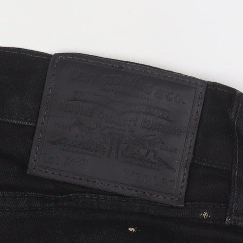 Levi's 511 Men's Black Slim Fit Stretch Denim Jeans W30 L32