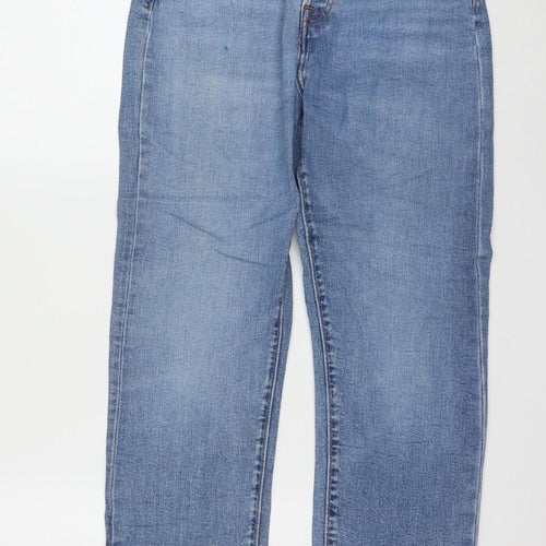 Levi's Women's Blue 28 Wedgie Straight High Rise Denim Jeans