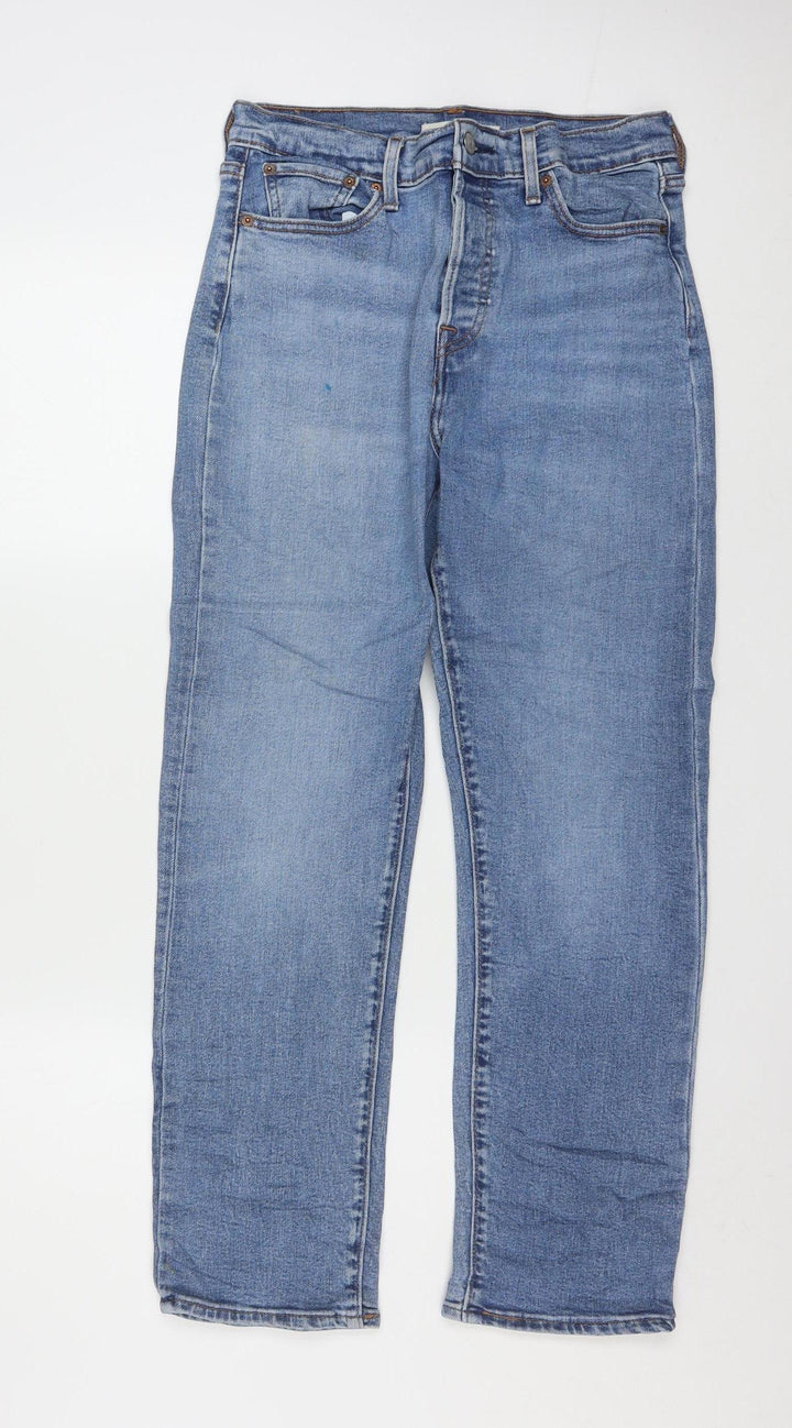 Levi's Women's Blue 28 Wedgie Straight High Rise Denim Jeans