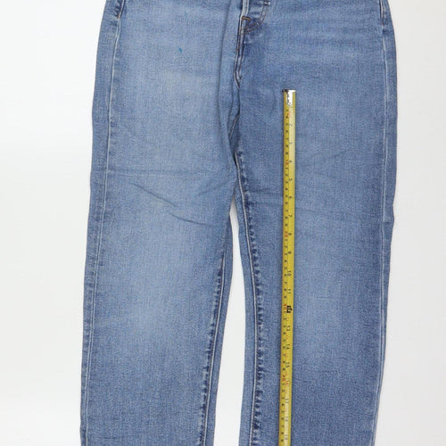 Levi's Women's Blue 28 Wedgie Straight High Rise Denim Jeans