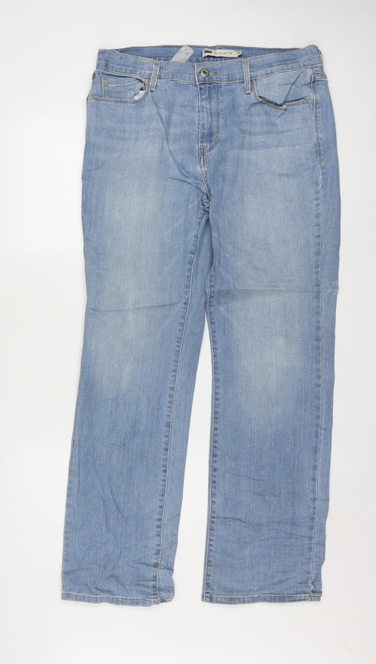 Levi's Women's Blue 505 Straight Leg Jeans Size 12