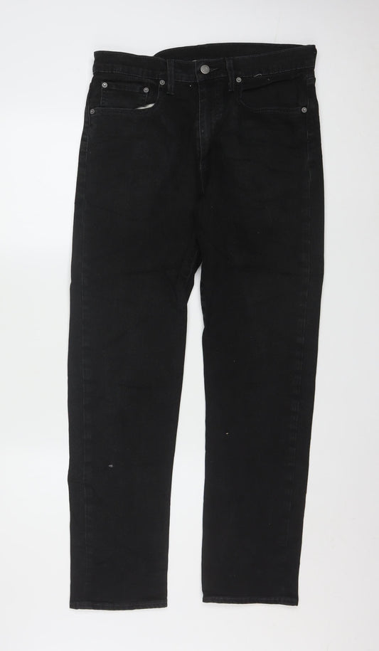 Levi's Premium Men's Black Straight Leg Denim Jeans W32 L32