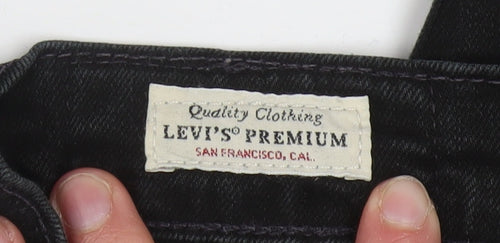 Levi's Premium Men's Black Straight Leg Denim Jeans W32 L32