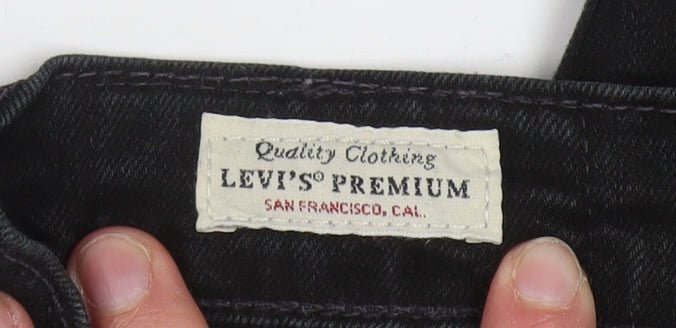 Levi's Premium Men's Black Straight Leg Denim Jeans W32 L32