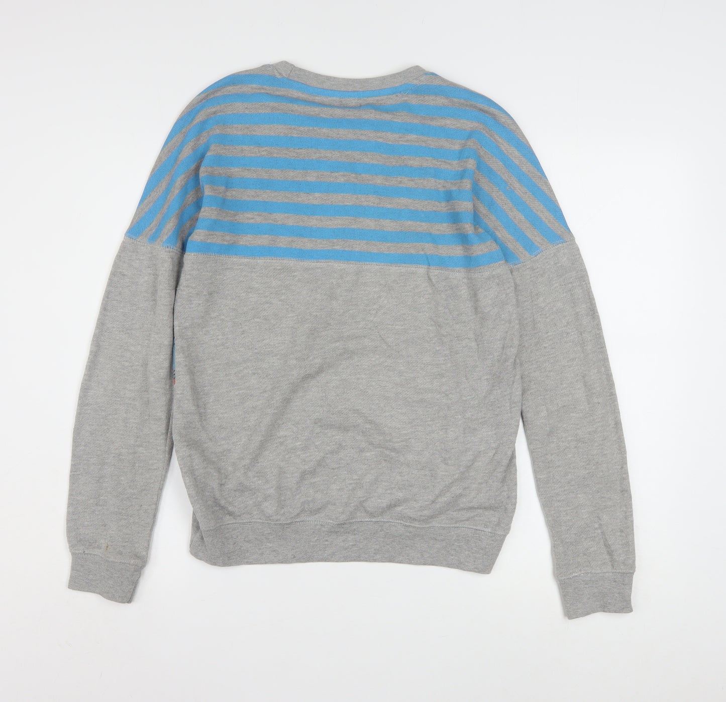 Disney Store Women’s Grey Stitch Pullover Sweatshirt XS Cotton Blend