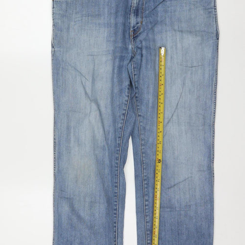 Wrangler Men's Blue Texas Stretch Straight Regular Jeans W34 L30