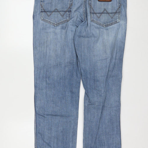 Wrangler Men's Blue Texas Stretch Straight Regular Jeans W34 L30