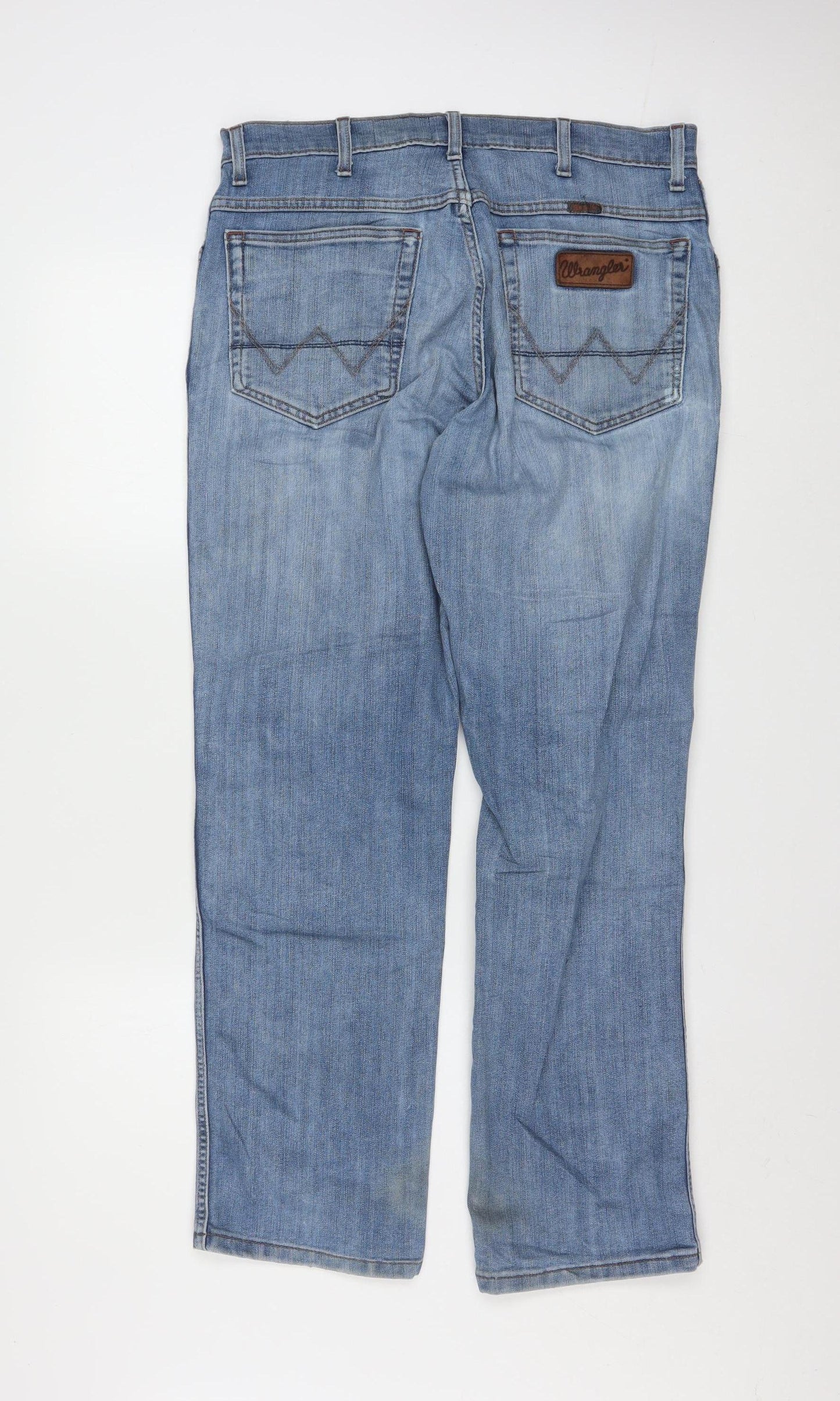 Wrangler Men's Blue Texas Stretch Straight Regular Jeans W34 L30