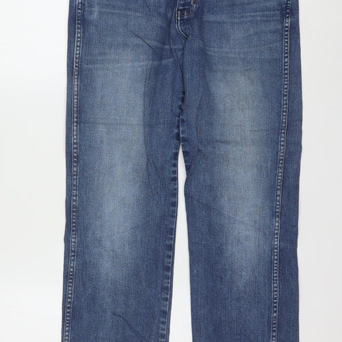 Wrangler Men's Blue Straight Leg Arizona Stretch Denim Jeans W32 L30