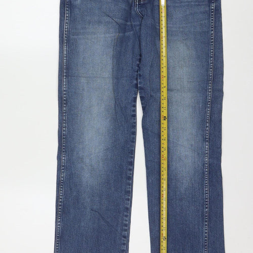 Wrangler Men's Blue Straight Leg Arizona Stretch Denim Jeans W32 L30
