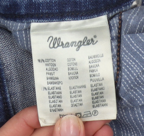 Wrangler Men's Blue Straight Leg Arizona Stretch Denim Jeans W32 L30
