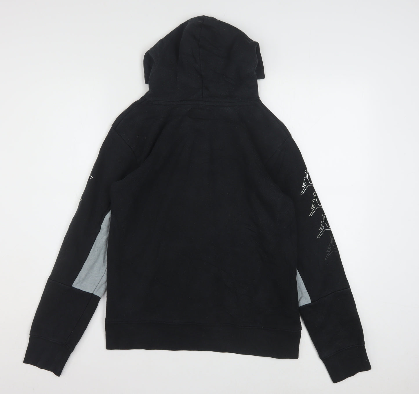 Jordan Boys Black Hoodie XL 13-15 Years Pullover Fleece Jumpman Logo