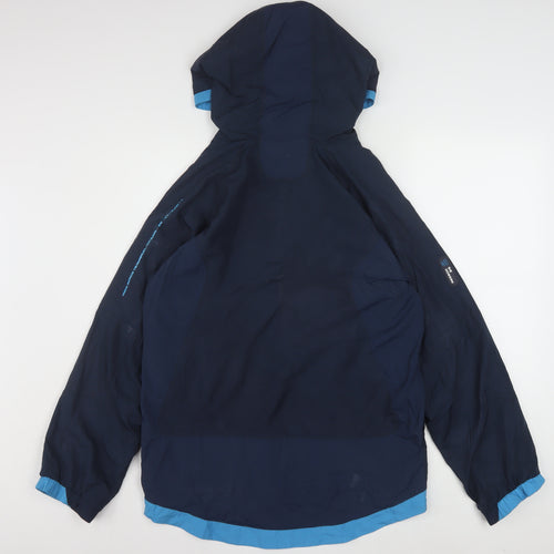 Reebok Men’s Blue XL Anorak Waterproof Hooded Sports Jacket