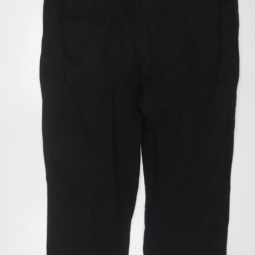 Polo Ralph Lauren Men’s Black 48B-30 Pleated Chino Trousers