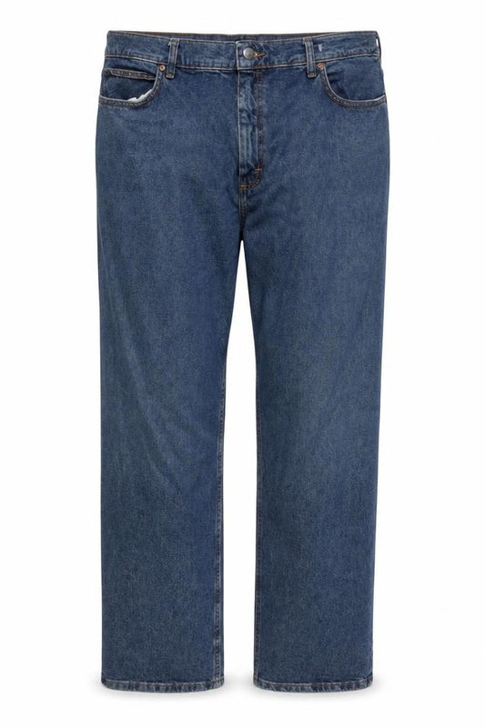 Lee Men's Blue Denim Straight Jeans 42x32 Big & Tall