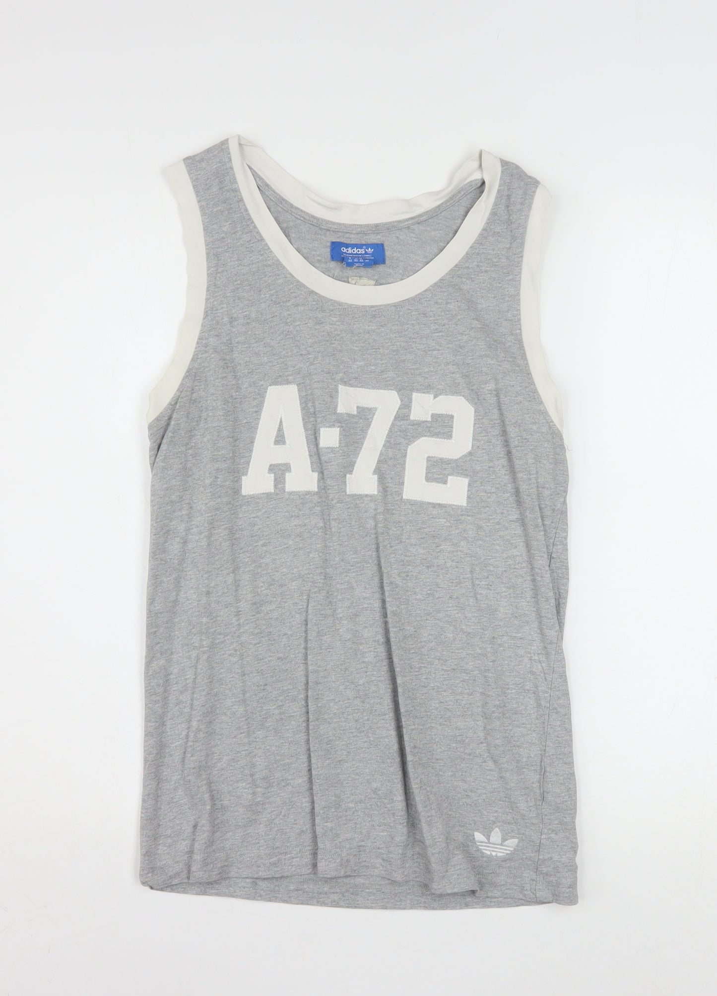 Adidas Men’s Grey XS Sleeveless Sports Tank Top