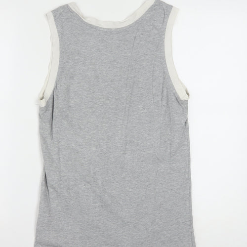 Adidas Men’s Grey XS Sleeveless Sports Tank Top